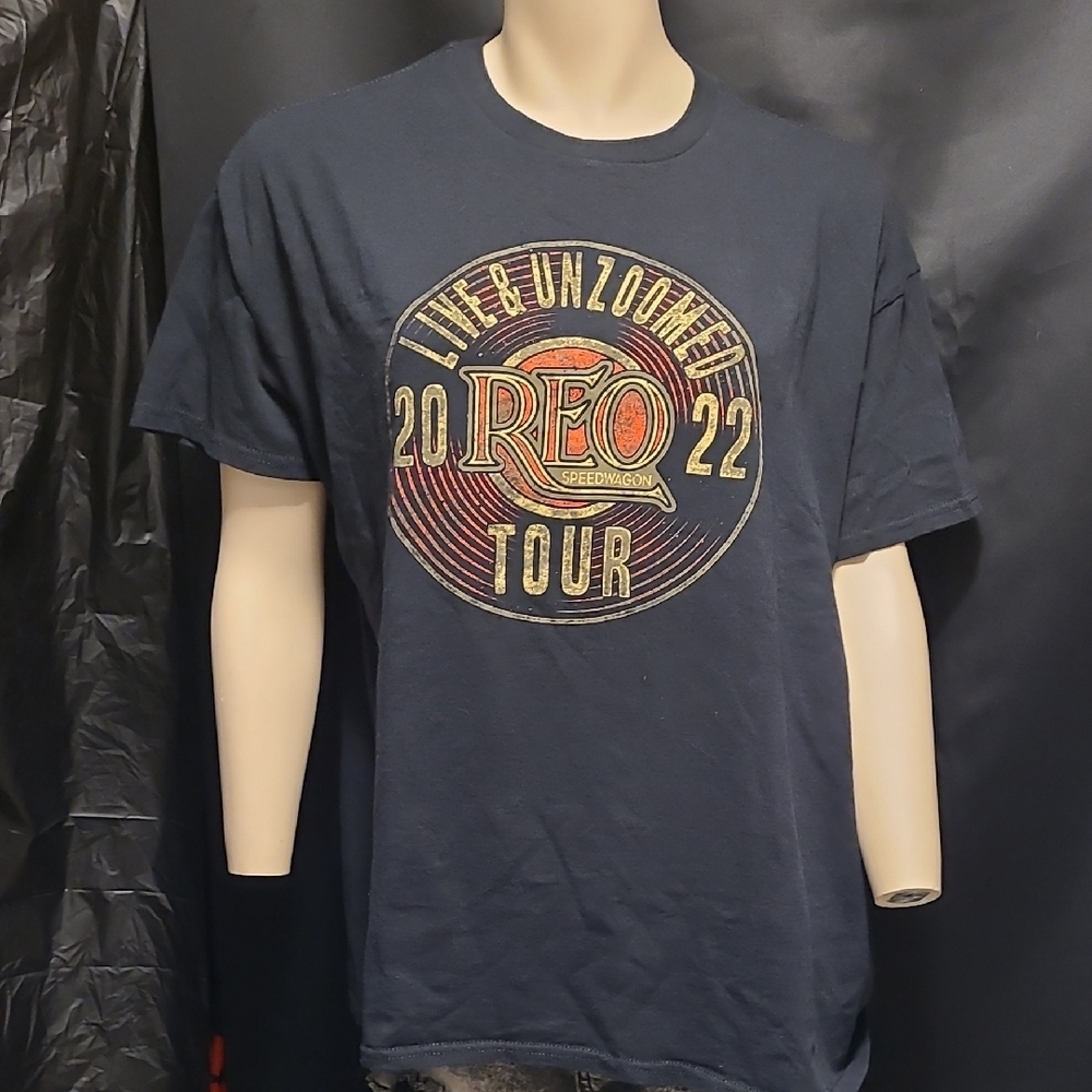REO Speedwagon Tour Men's Black T-Shirt